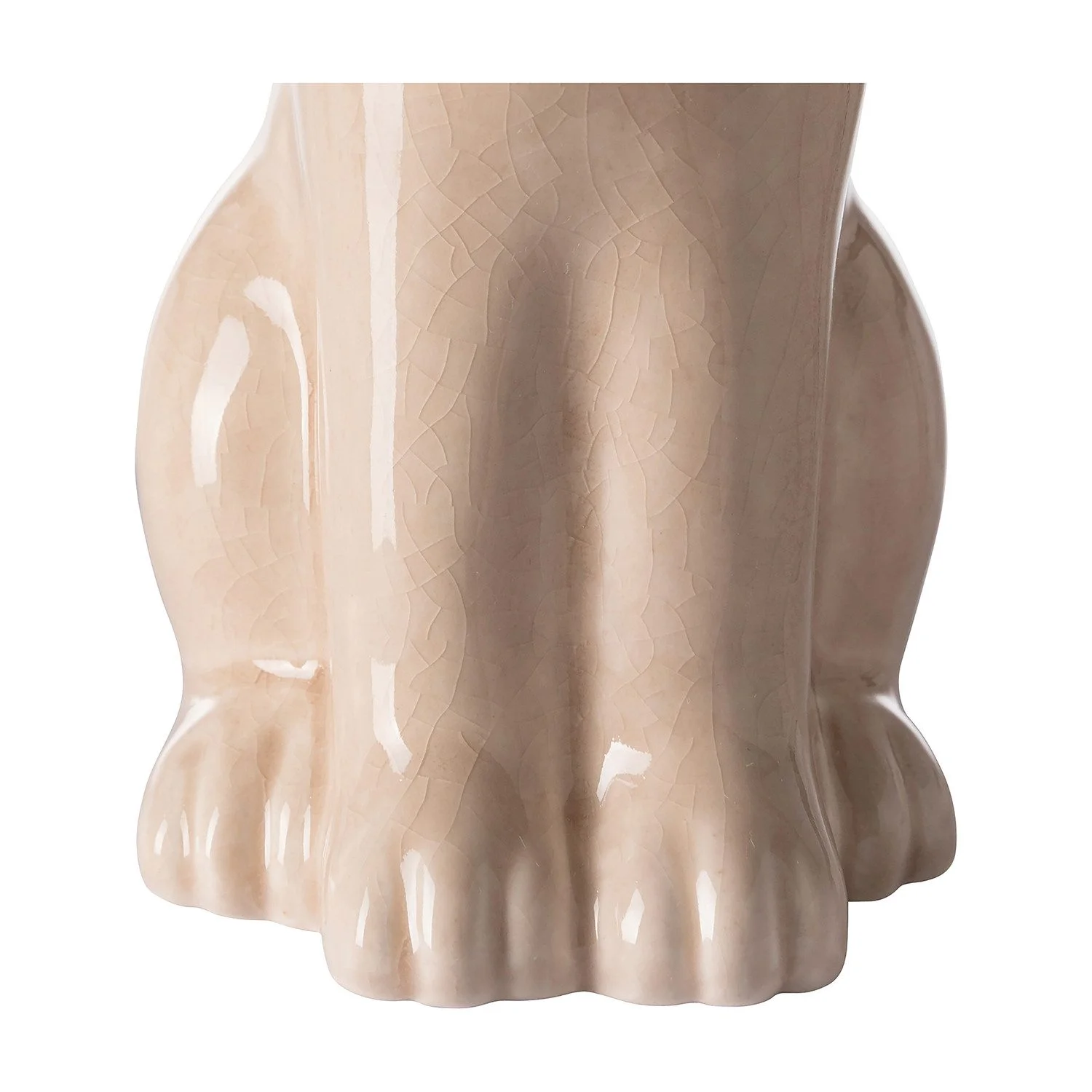 FINK Dekofigur FABIUS – Keramik-Hase in Beige, 25 cm
